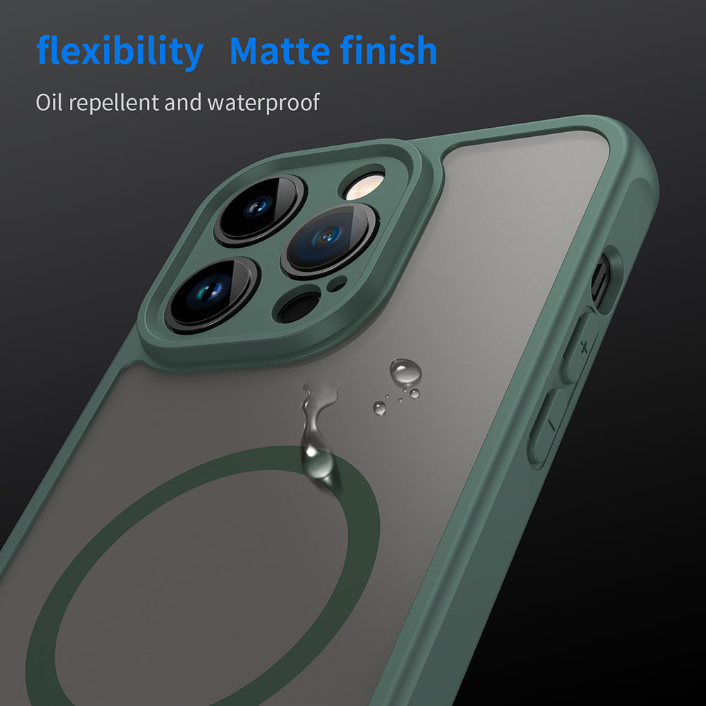 MagSafe futrola za Apple iPhone 14 Pro Max, Techsuit, HaloFrost II, Zelena