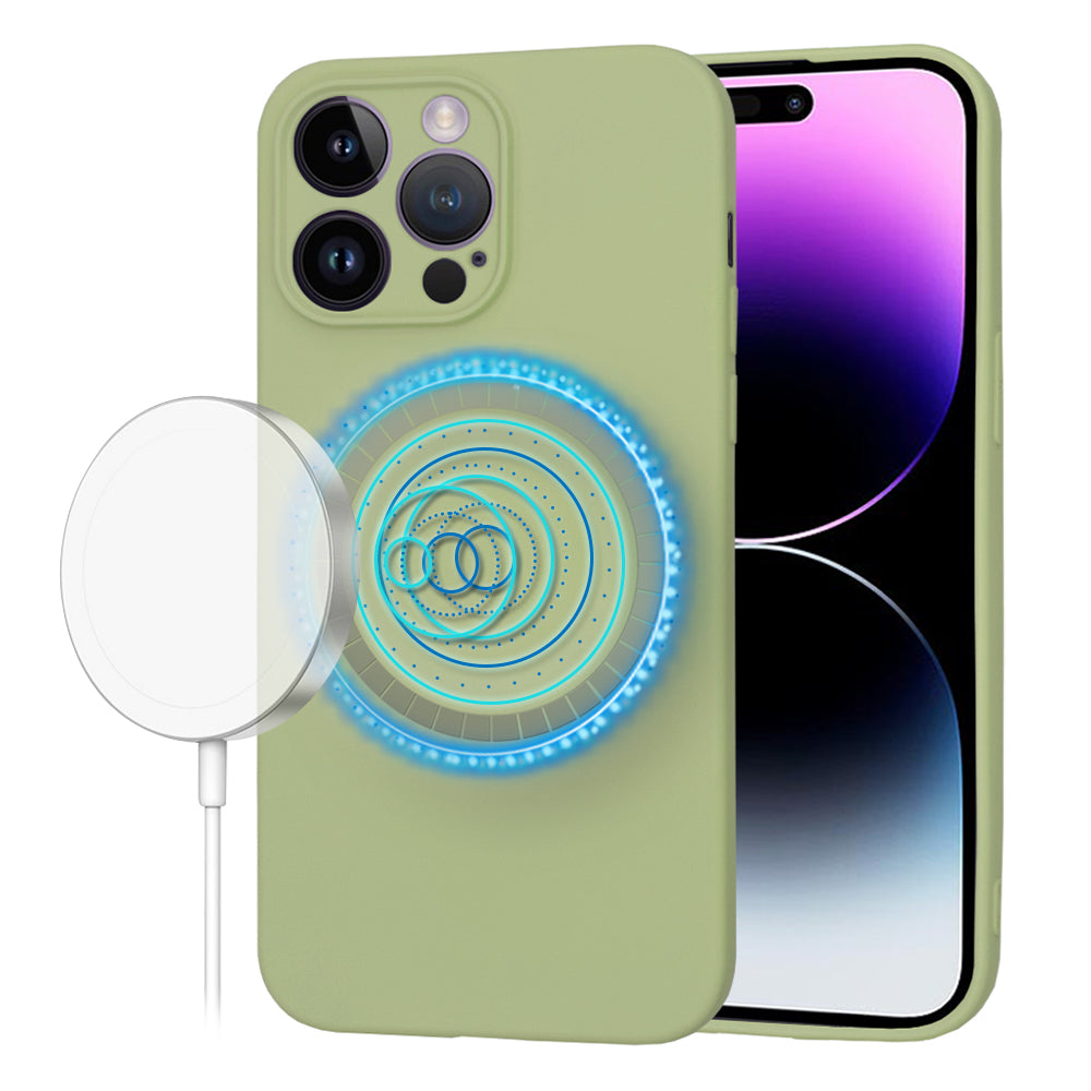 MagSafe futrola za Apple iPhone 14 Pro Max, Techsuit, SoftFlex, Matcha