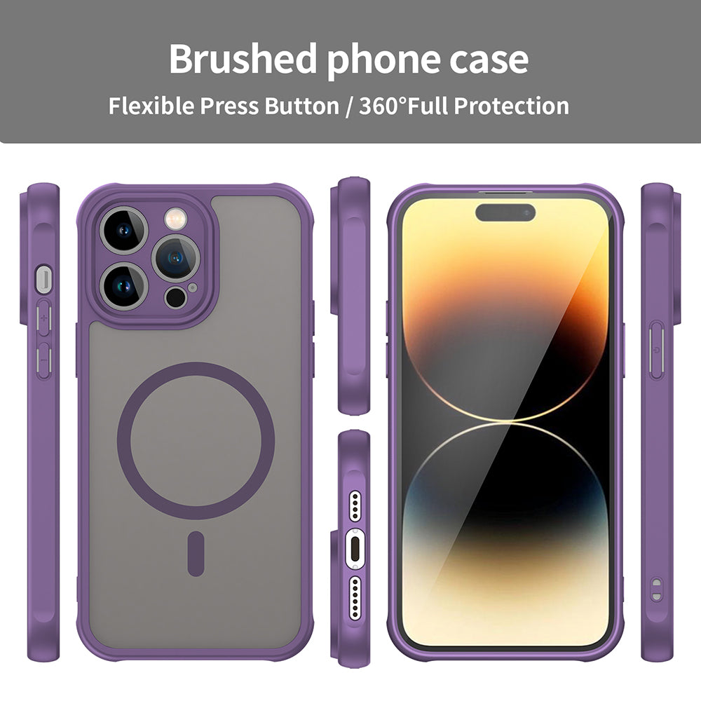 MagSafe futrola za Apple iPhone 14 Pro, Techsuit, HaloFrost II, Ljubičasta