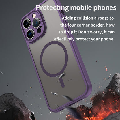 MagSafe futrola za Apple iPhone 14 Pro, Techsuit, HaloFrost II, Ljubičasta