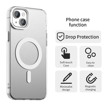 MagSafe futrola za Apple iPhone 14, Techsuit, CandyCase, Bela