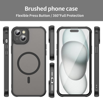 MagSafe futrola za Apple iPhone 14, Techsuit, HaloFrost II, Crna