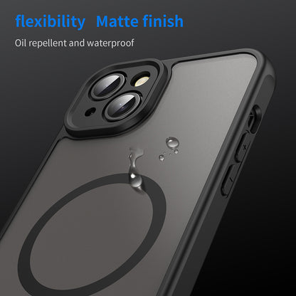 MagSafe futrola za Apple iPhone 14, Techsuit, HaloFrost II, Crna