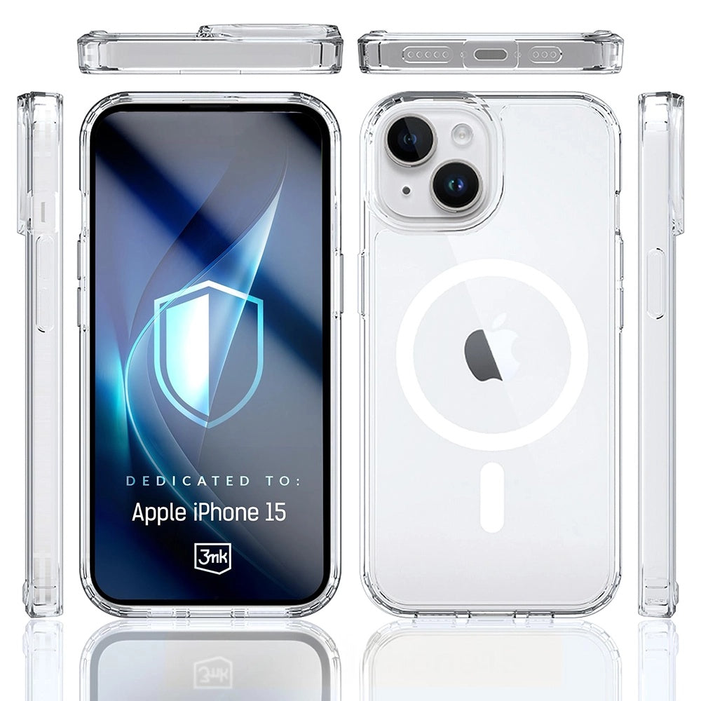 MagSafe futrola za Apple iPhone 15, 3MK, Armor MagCase, Providna