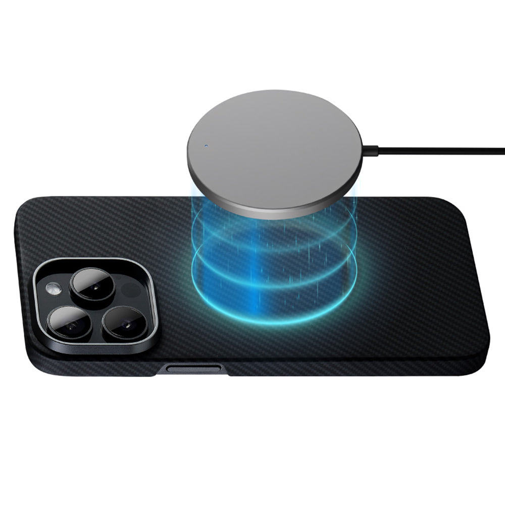 Futrola MagSafe za Apple iPhone 15, Edizard, Air, Crna