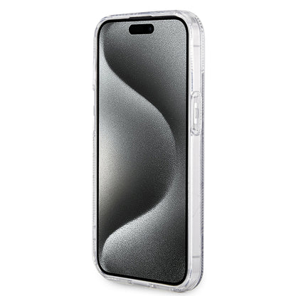 Futrola MagSafe za Apple iPhone 15, Guess, IML Gcube, Crna