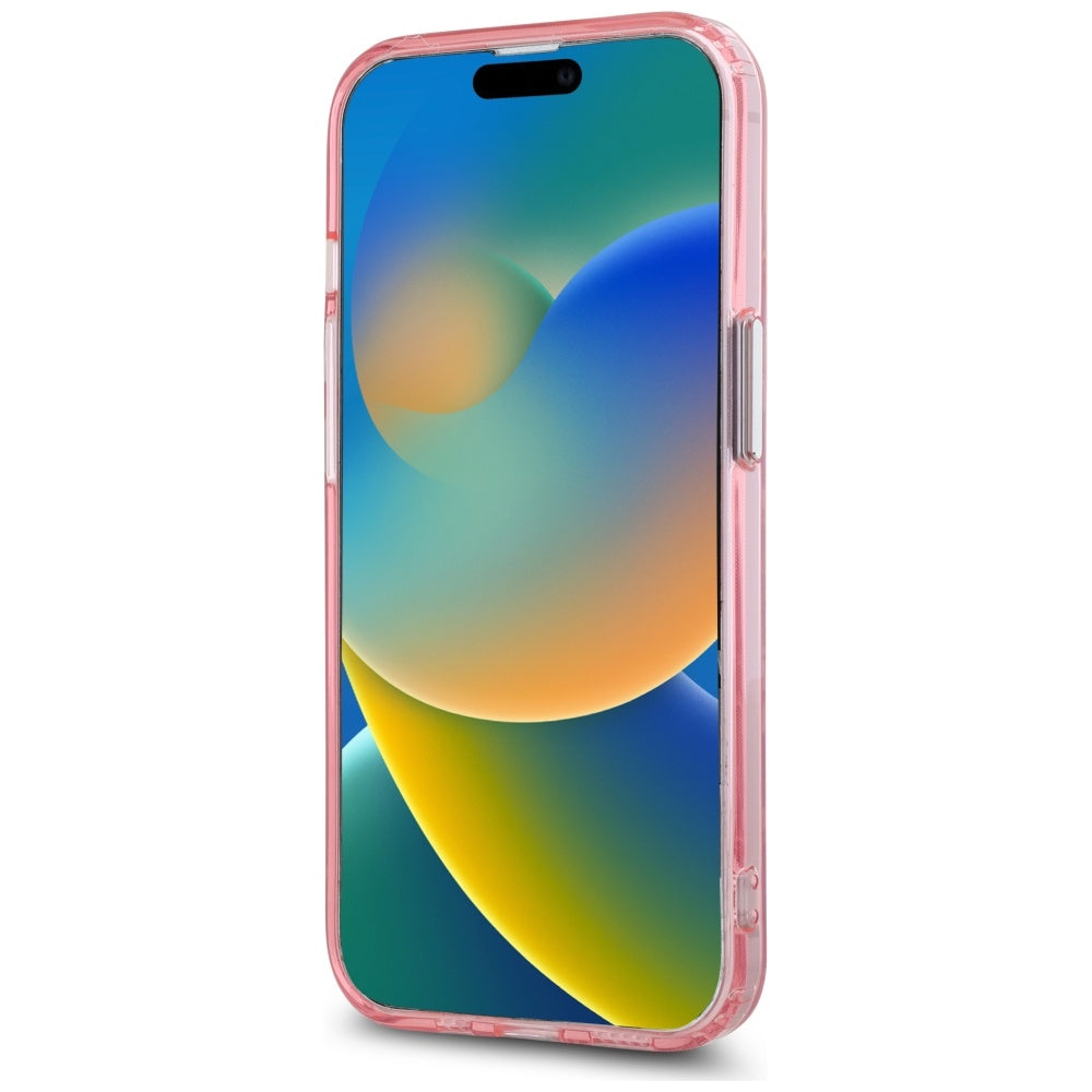 Futrola MagSafe za Apple iPhone 15, Karl Lagerfeld, IML Monogram Karl & Choupette's Heads, Roze