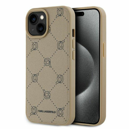 Futrola MagSafe za Apple iPhone 15, Karl Lagerfeld, Karl's Head, Bež