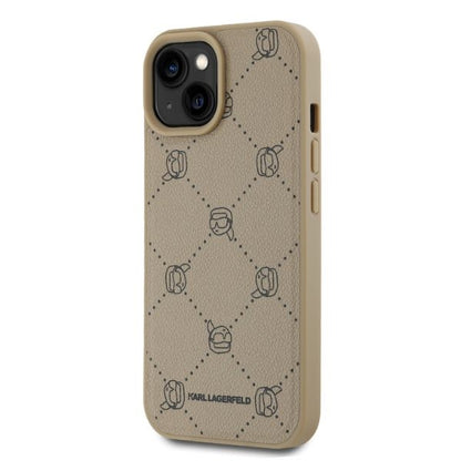 Futrola MagSafe za Apple iPhone 15, Karl Lagerfeld, Karl's Head, Bež