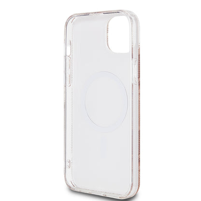 Futrola MagSafe za Apple iPhone 15 Plus, Guess, IML Gcube, Braon