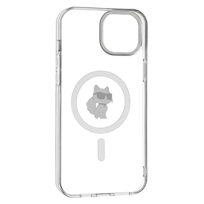 Futrola MagSafe za Apple iPhone 15 Plus / 14 Plus, Karl Lagerfeld, IML Choupette, Transparentna