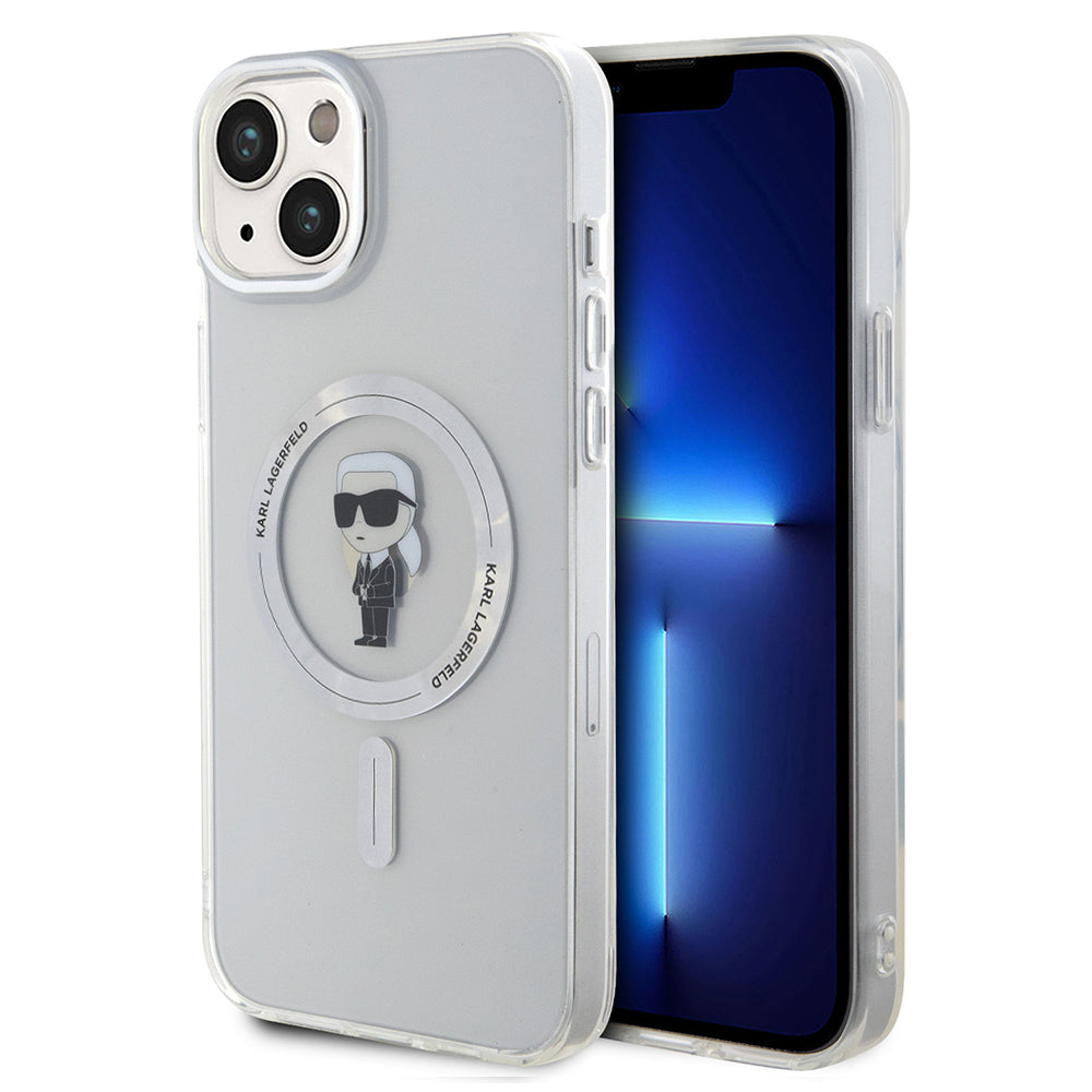 Futrola MagSafe za Apple iPhone 15 Plus, Karl Lagerfeld, IML Ikonik Karl, Providna