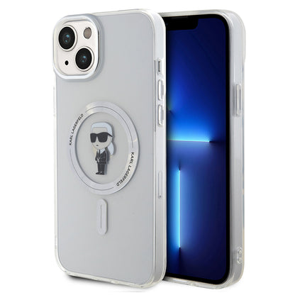 Futrola MagSafe za Apple iPhone 15 Plus, Karl Lagerfeld, IML Ikonik Karl, Providna