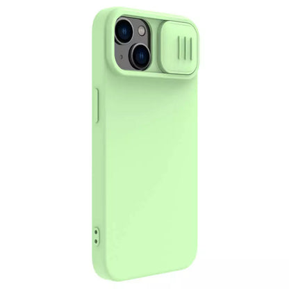 MagSafe futrola za Apple iPhone 15 Plus, Nillkin, CamShield Silky, Svetlo Zelena