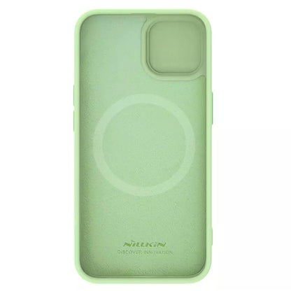 MagSafe futrola za Apple iPhone 15 Plus, Nillkin, CamShield Silky, Svetlo Zelena