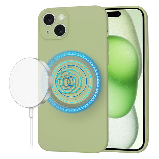 MagSafe futrola za Apple iPhone 15 Plus, Techsuit, SoftFlex, Matcha