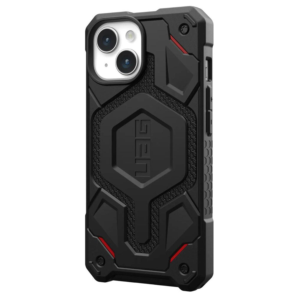 MagSafe futrola za Apple iPhone 15 Plus, Urban Armor Gear, Monarch Pro Kevlar, Crna