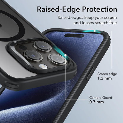 MagSafe futrola za Apple iPhone 15 Pro, ESR, Classic Hybrid, Crna Providna