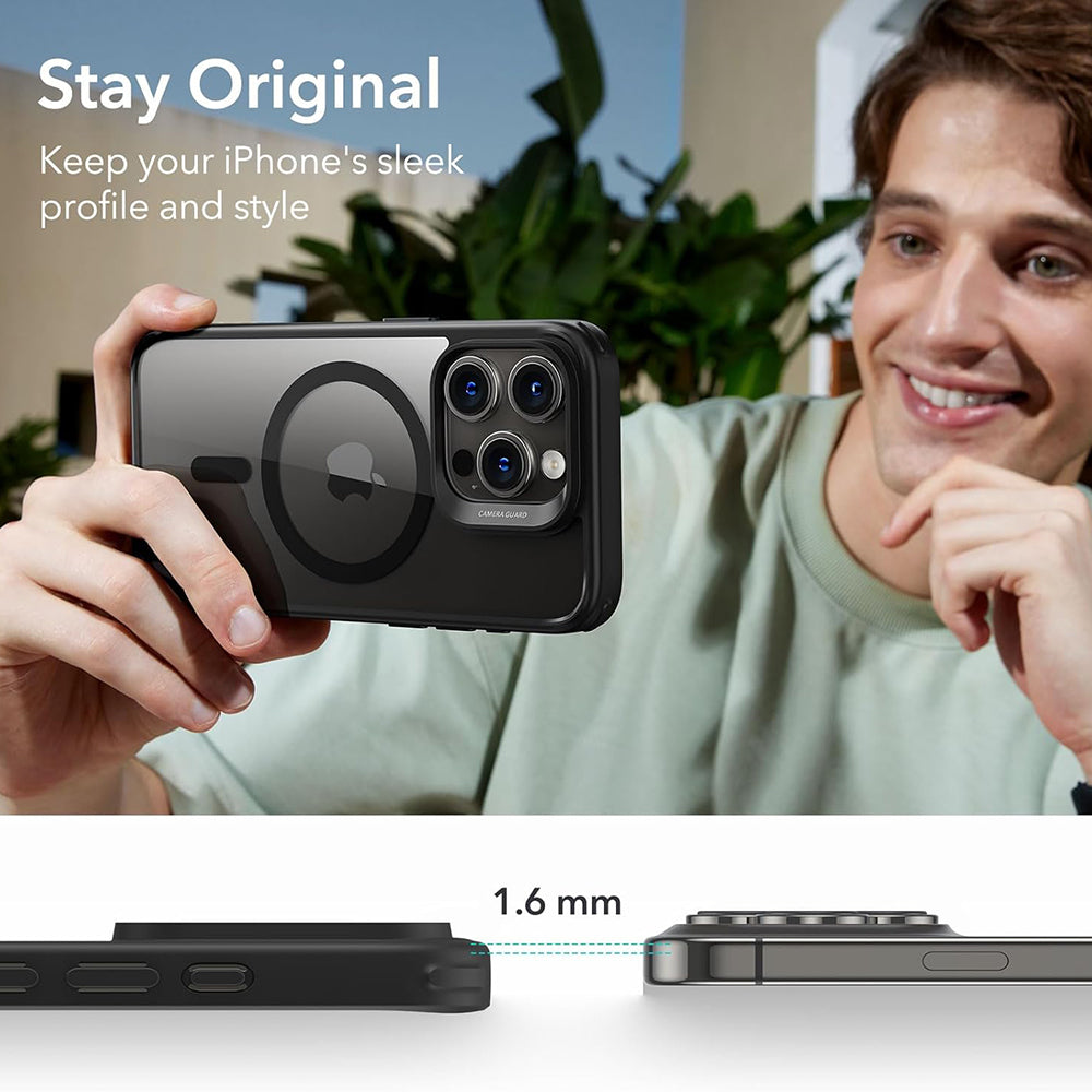 MagSafe futrola za Apple iPhone 15 Pro, ESR, Classic Hybrid, Crna Providna