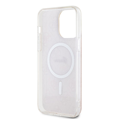 Futrola MagSafe za Apple iPhone 15 Pro, Guess, IML 4G, Roze