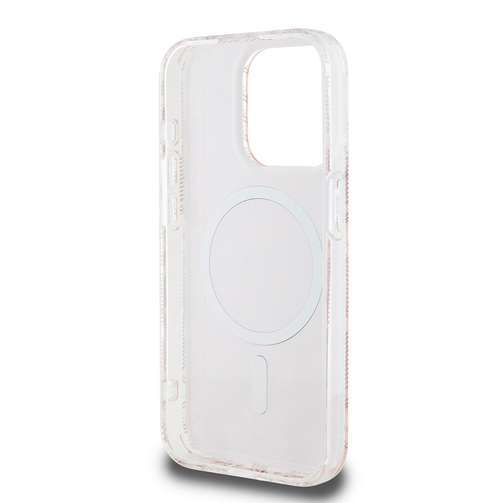 Futrola MagSafe za Apple iPhone 15 Pro, Guess, IML Gcube, Roze