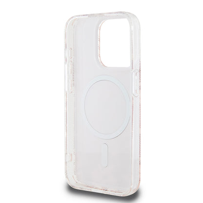 Futrola MagSafe za Apple iPhone 15 Pro, Guess, IML Gcube, Roze