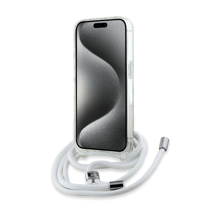 Futrola MagSafe za Apple iPhone 15 Pro, Karl Lagerfeld, IML Crossbody Karl's Head, Transparentna
