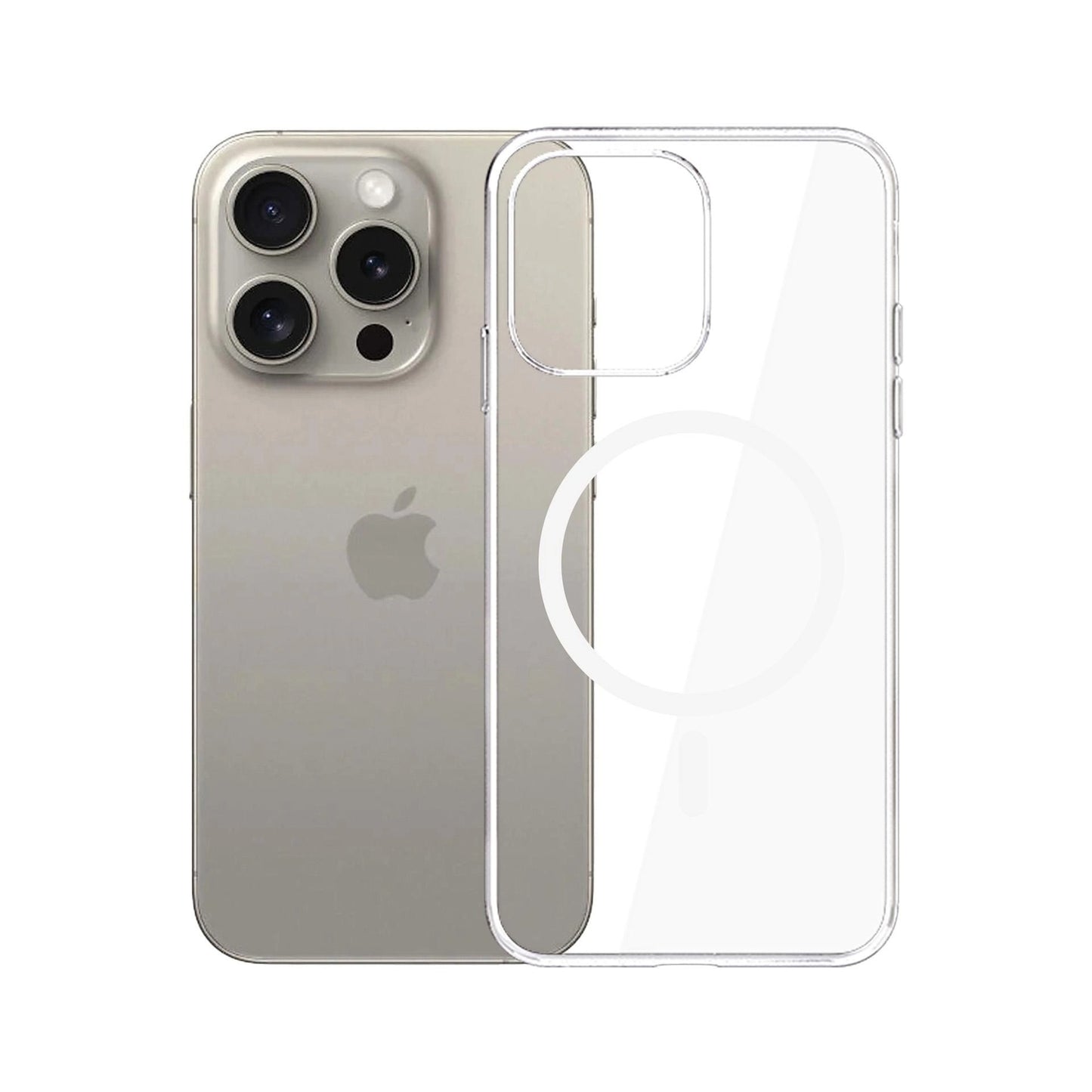 MagSafe futrola za Apple iPhone 15 Pro Max, 3MK, Clear MagCase, Providna