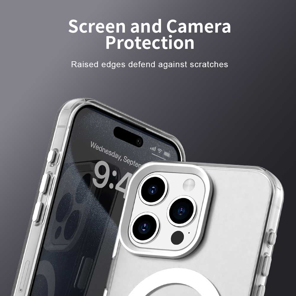 MagSafe futrola za Apple iPhone 15 Pro Max, Techsuit, CandyCase, Bela