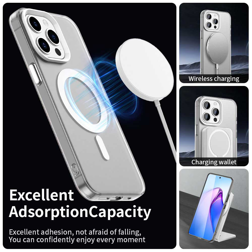MagSafe futrola za Apple iPhone 15 Pro Max, Techsuit, CandyCase, Bela
