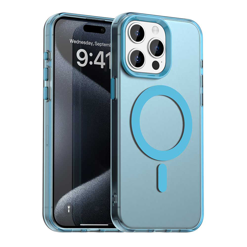 MagSafe futrola za Apple iPhone 15 Pro Max, Techsuit, CandyCase, Plava