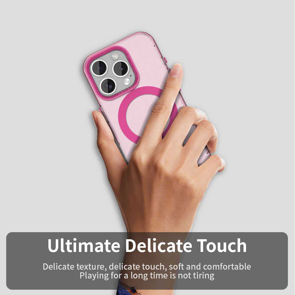 MagSafe futrola za Apple iPhone 15 Pro Max, Techsuit, CandyCase, Roze