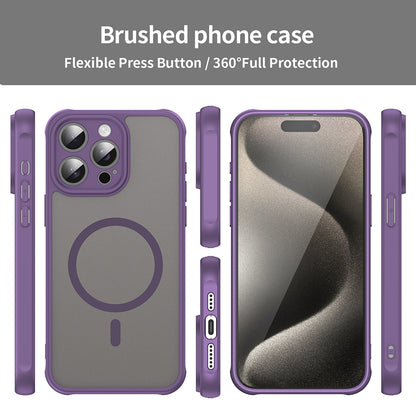 MagSafe futrola za Apple iPhone 15 Pro Max, Techsuit, HaloFrost II, Ljubičasta