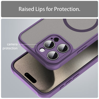 MagSafe futrola za Apple iPhone 15 Pro Max, Techsuit, HaloFrost II, Ljubičasta