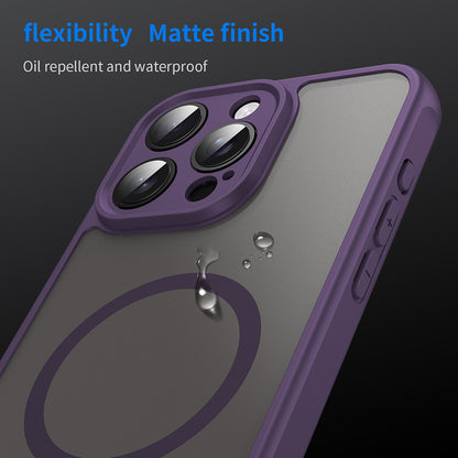 MagSafe futrola za Apple iPhone 15 Pro Max, Techsuit, HaloFrost II, Ljubičasta