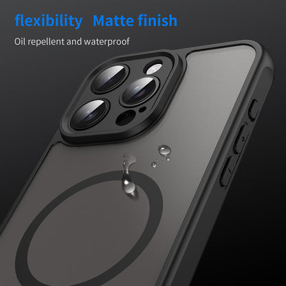 MagSafe futrola za Apple iPhone 15 Pro Max, Techsuit, HaloFrost II, Crna