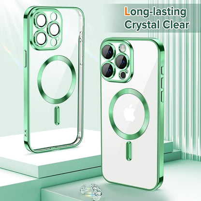 MagSafe futrola za Apple iPhone 15 Pro Max, Techsuit, Luxury Crystal, Svetlo Zelena