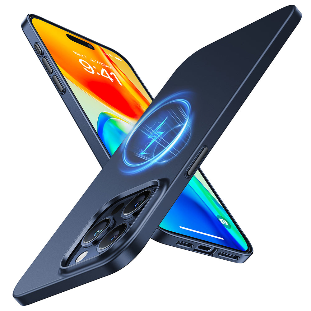 Futrola MagSafe za Apple iPhone 15 Pro Max, Torras, OriginFit, Tamnoplava