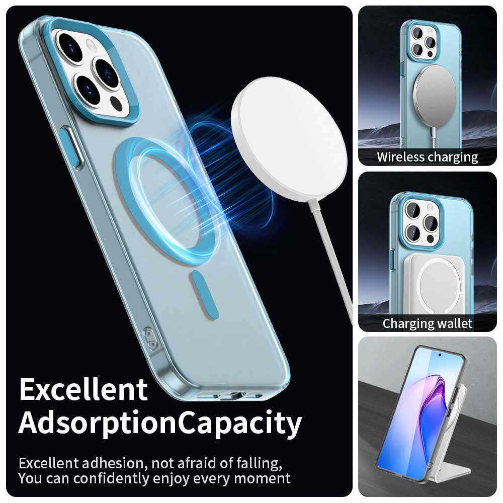MagSafe futrola za Apple iPhone 15 Pro, Techsuit, CandyCase, Plava