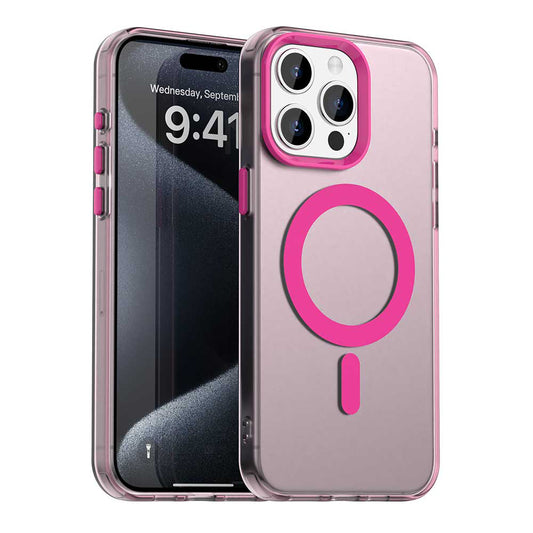 MagSafe futrola za Apple iPhone 15 Pro, Techsuit, CandyCase, Roze