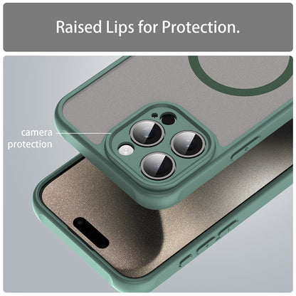 MagSafe futrola za Apple iPhone 15 Pro, Techsuit, HaloFrost II, Zelena