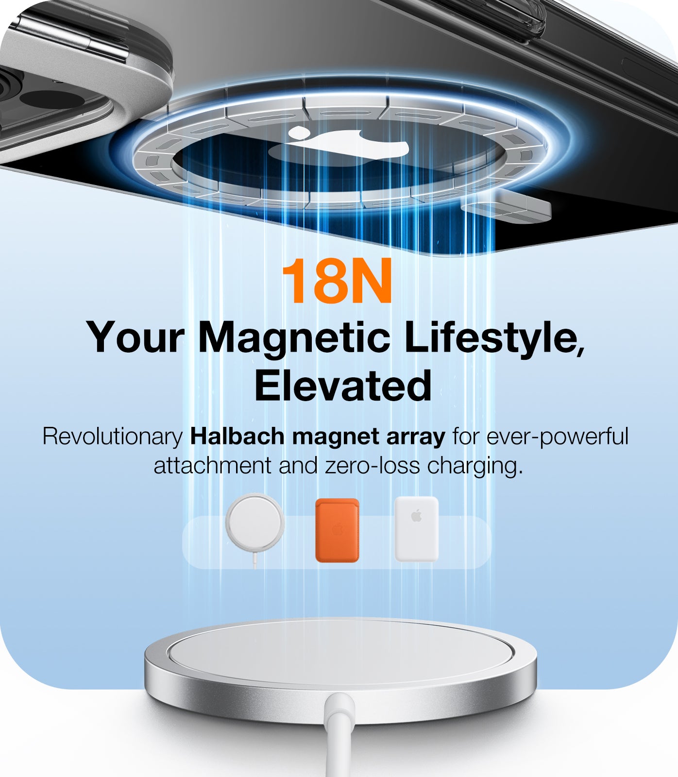 Futrola MagSafe za Apple iPhone 15 Pro, Torras, Lstand, Transparentna