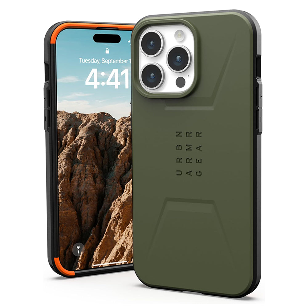 MagSafe futrola za Apple iPhone 15 Pro, Urban Armor Gear, Civilian, Zelena