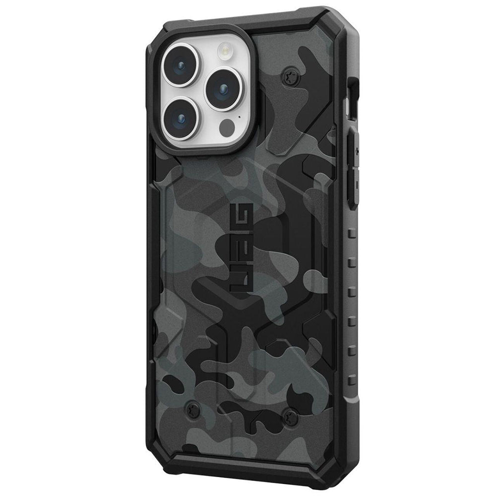 MagSafe futrola za Apple iPhone 15 Pro, Urban Armor Gear, Pathfinder SE Midnight Camo, Kamuflaža