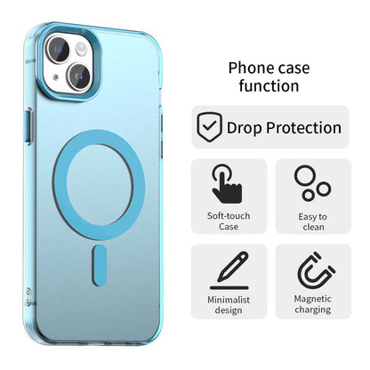 MagSafe futrola za Apple iPhone 15, Techsuit, CandyCase, Plava