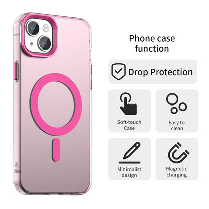 MagSafe futrola za Apple iPhone 15, Techsuit, CandyCase, Roze