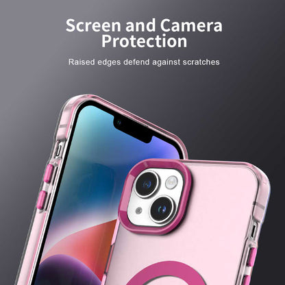MagSafe futrola za Apple iPhone 15, Techsuit, CandyCase, Roze