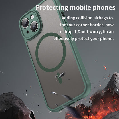 MagSafe futrola za Apple iPhone 15, Techsuit, HaloFrost II, Zelena