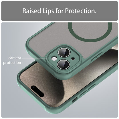 MagSafe futrola za Apple iPhone 15, Techsuit, HaloFrost II, Zelena