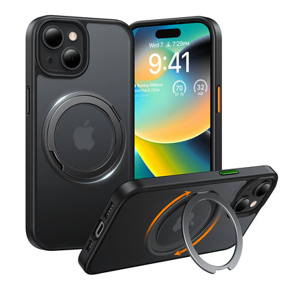 Futrola MagSafe za Apple iPhone 15, Torras, Ostand Pro, Crna